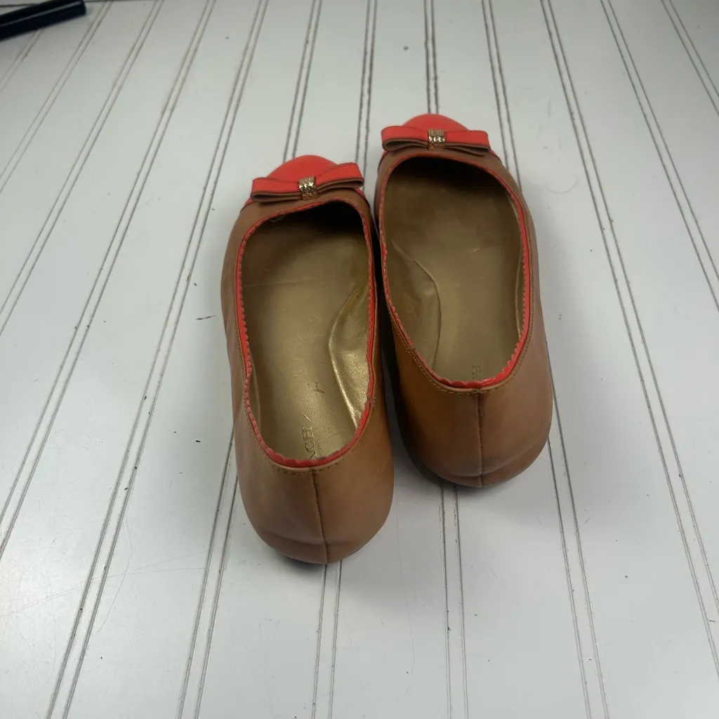 Coach Dorie Ginger Cerise Leather Ballet Flats Women’s Size 9B - Image 8
