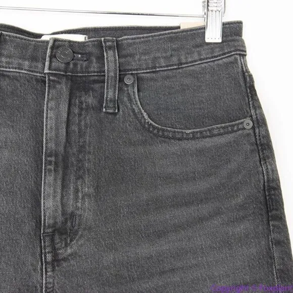 NEW Madewell‎ High-Rise Slim Boyjean in Caton Wash Ripped-Knee, 27 - Image 12