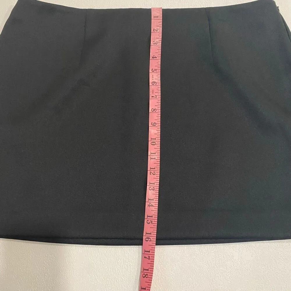 A New Day Black Mini Skirt Size 16 - Image 5
