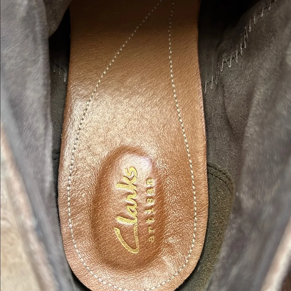 Clarks Brown Suede Ankle Booties - Image 8