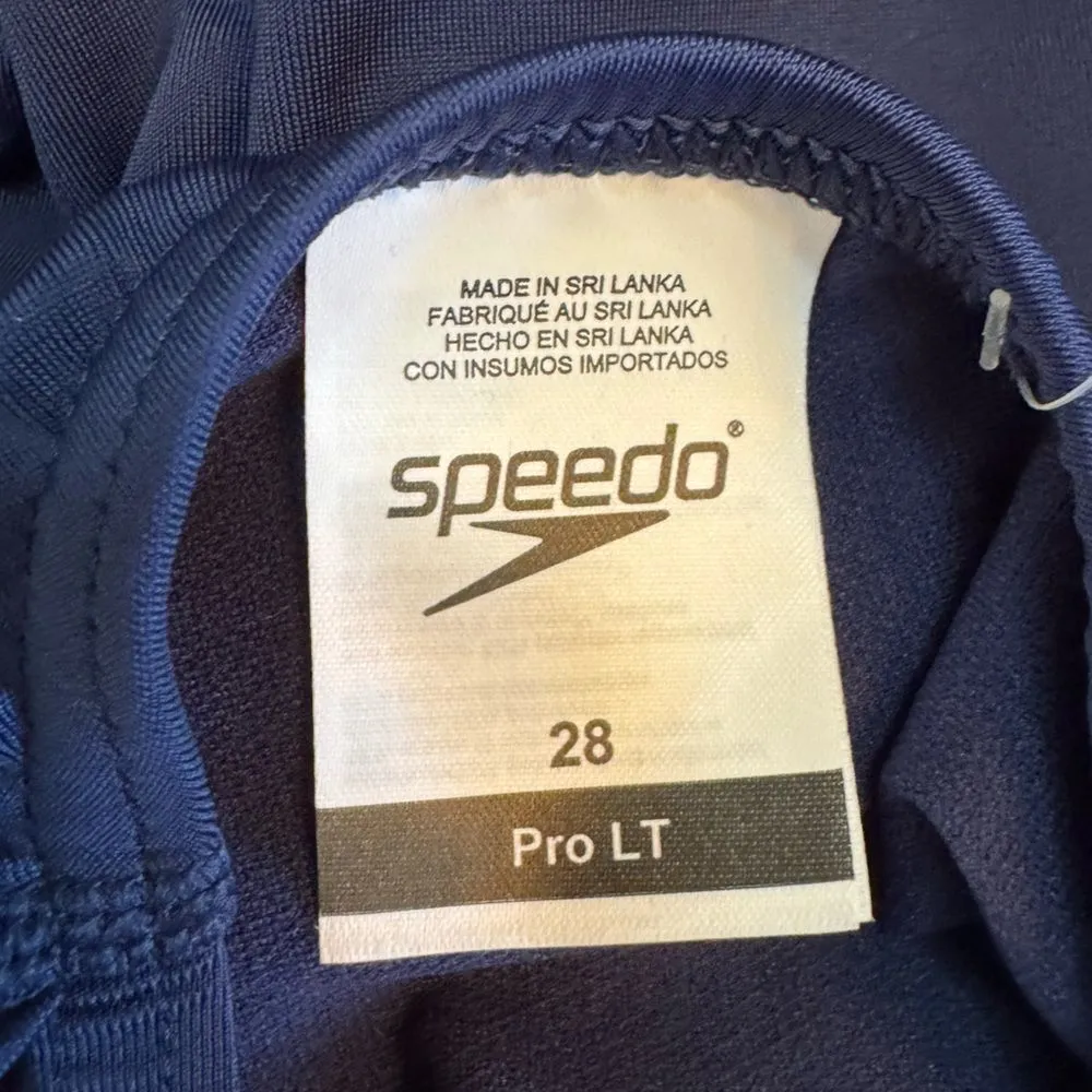 Speedo Women's Swimsuit One Piece Prolt Super Pro Solid Adult Navy Blue S 28 - Image 7