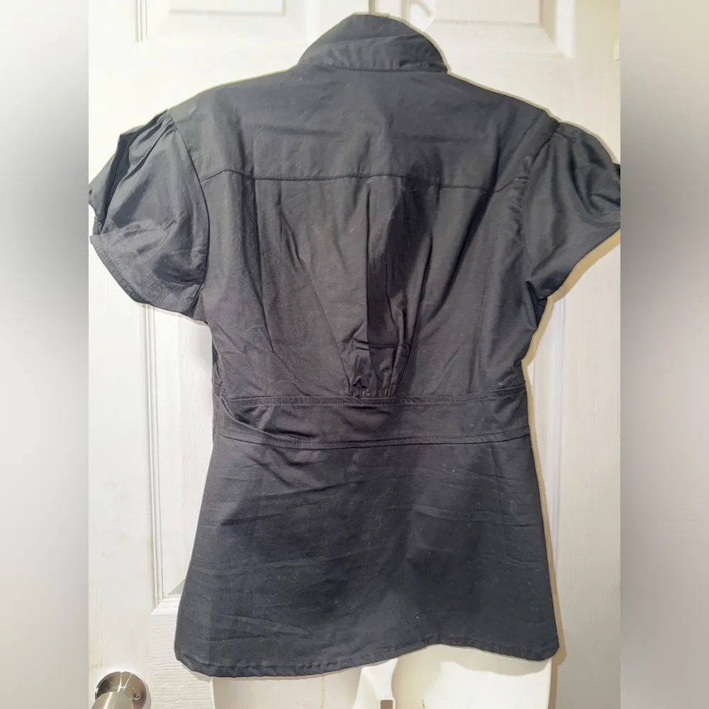 Vintage Jack Daniel’s Women’s fitted button down shirt size large old no 7 - Image 5