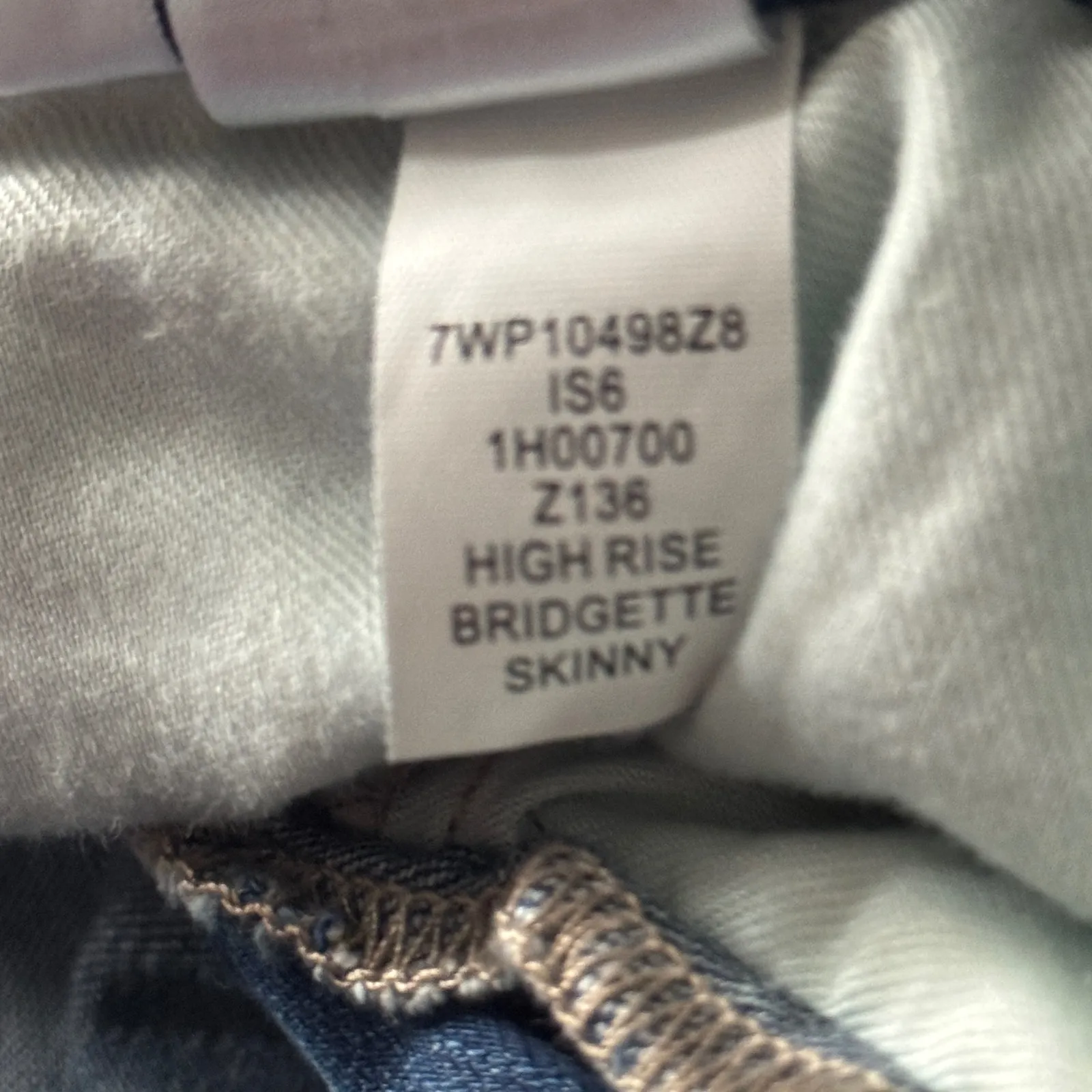 Lucky Brand High Rise Skinny Brigitte‎ Ankle Jeans Women 8/29 Denim Dark Wash - Image 12