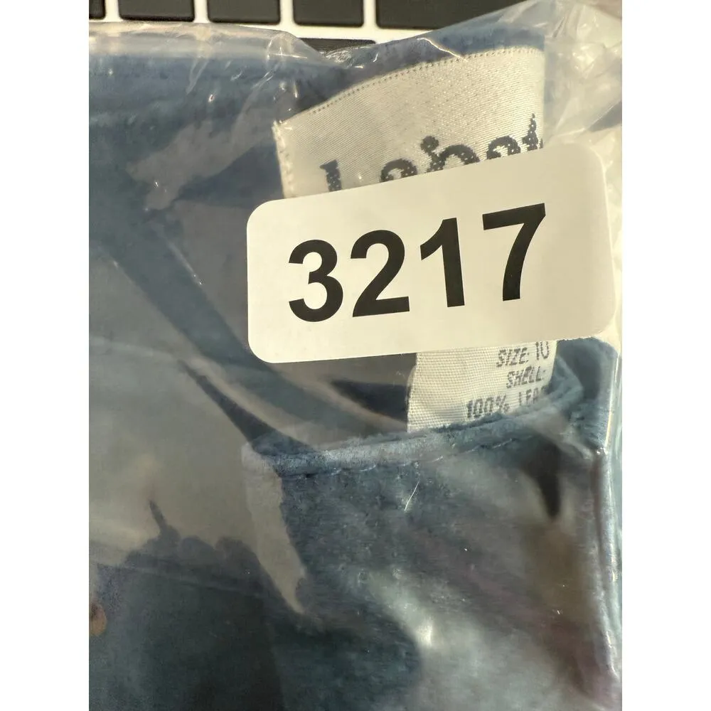 Bagatelle Blue Suede Leather Pants Fully Lined 90s Western size 10 - Image 7