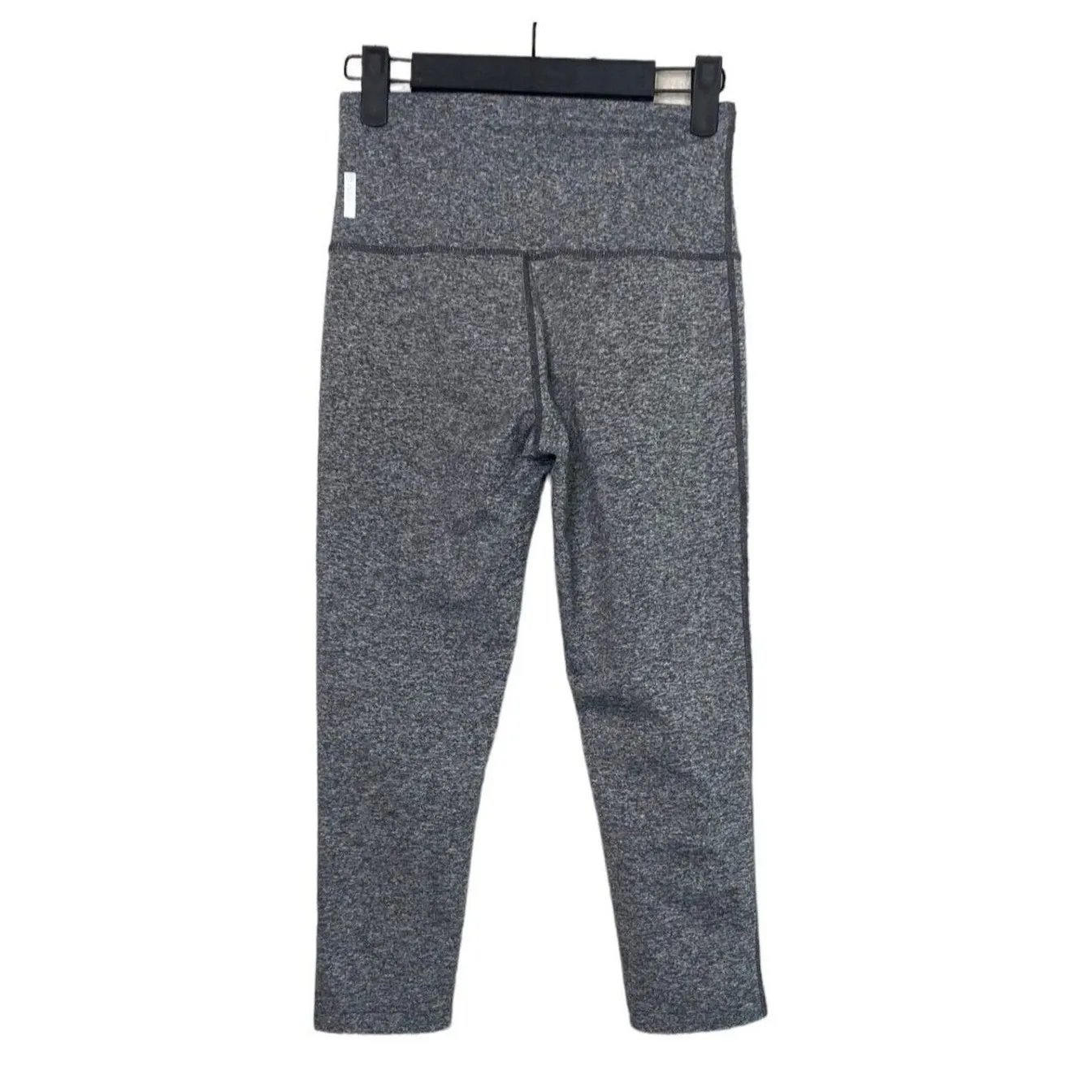 Zella Capri Crop Athletic Mid Rise Legging Pants Spandex Hidden Pocket XS Grey - Image 11