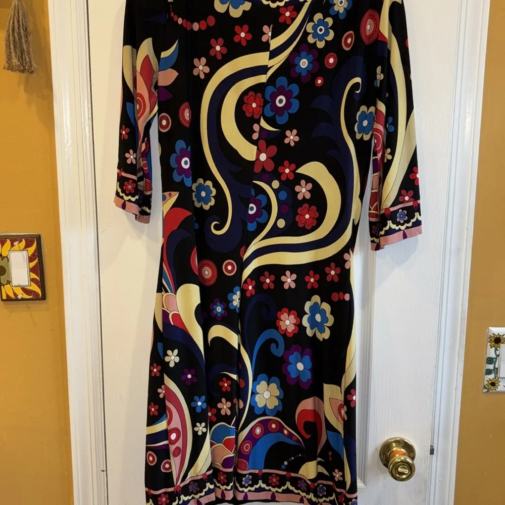 ALI RO Floral Multicolor Dress SIZE 6 
Poly/Spandex - Image 5