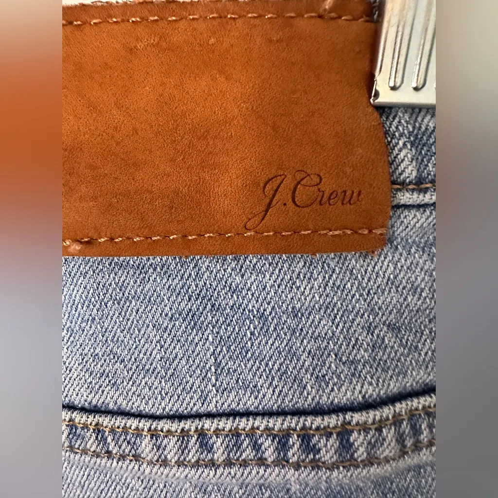 J.Crew  Boyfriend Slim Fit Blue Jeans - Image 5