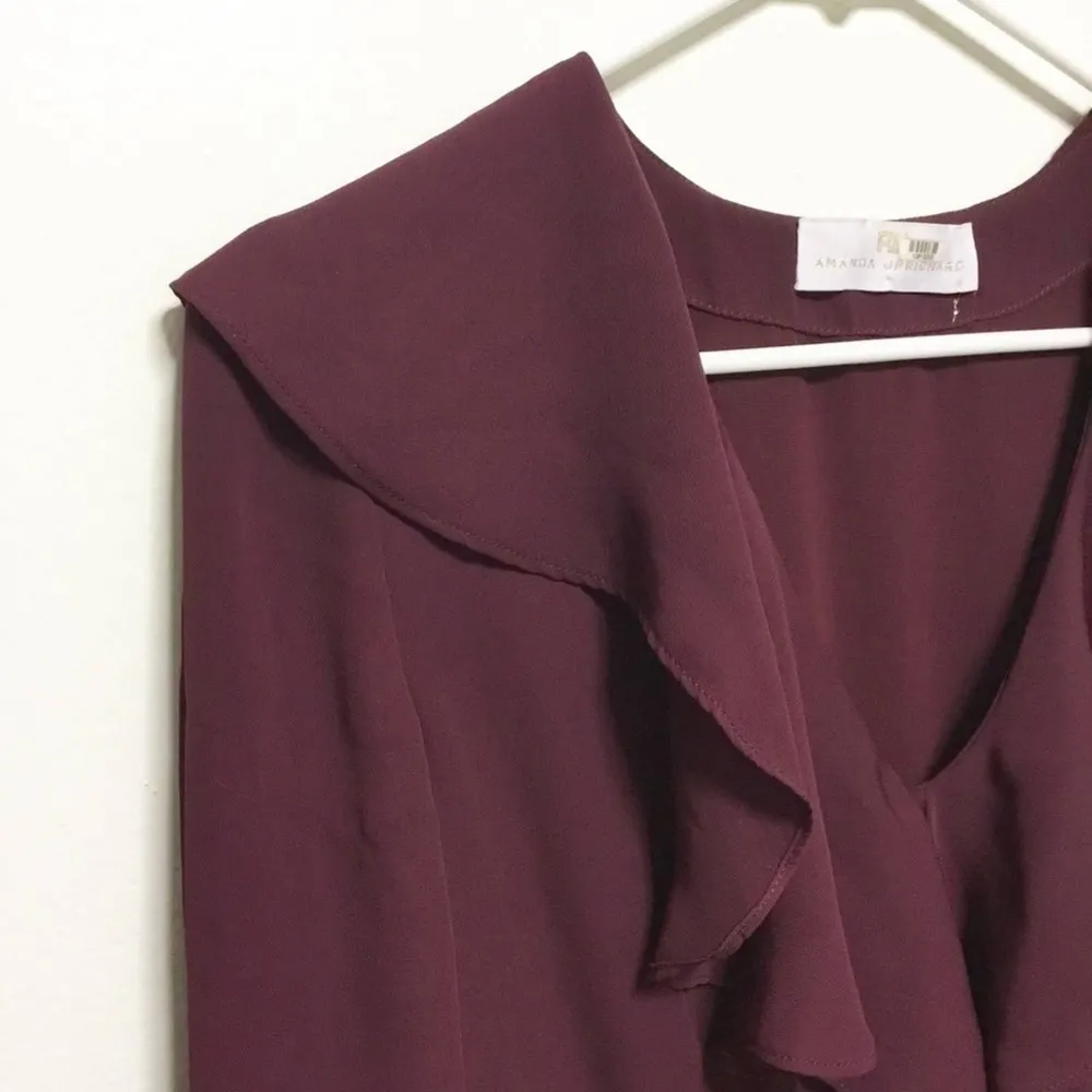 Amanda Uprichard Red Midi Dress - Image 3