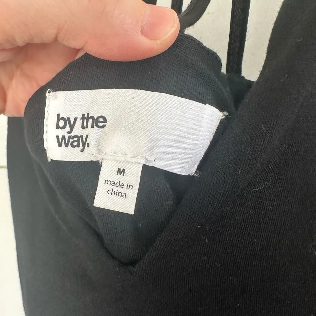 By the Way Women’s Small Black Strappy Bodysuit New NWT - Image 3