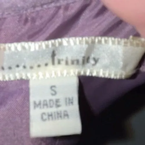 Trinity Silk Dress Ruffled Neckline Pleated Front - Image 4