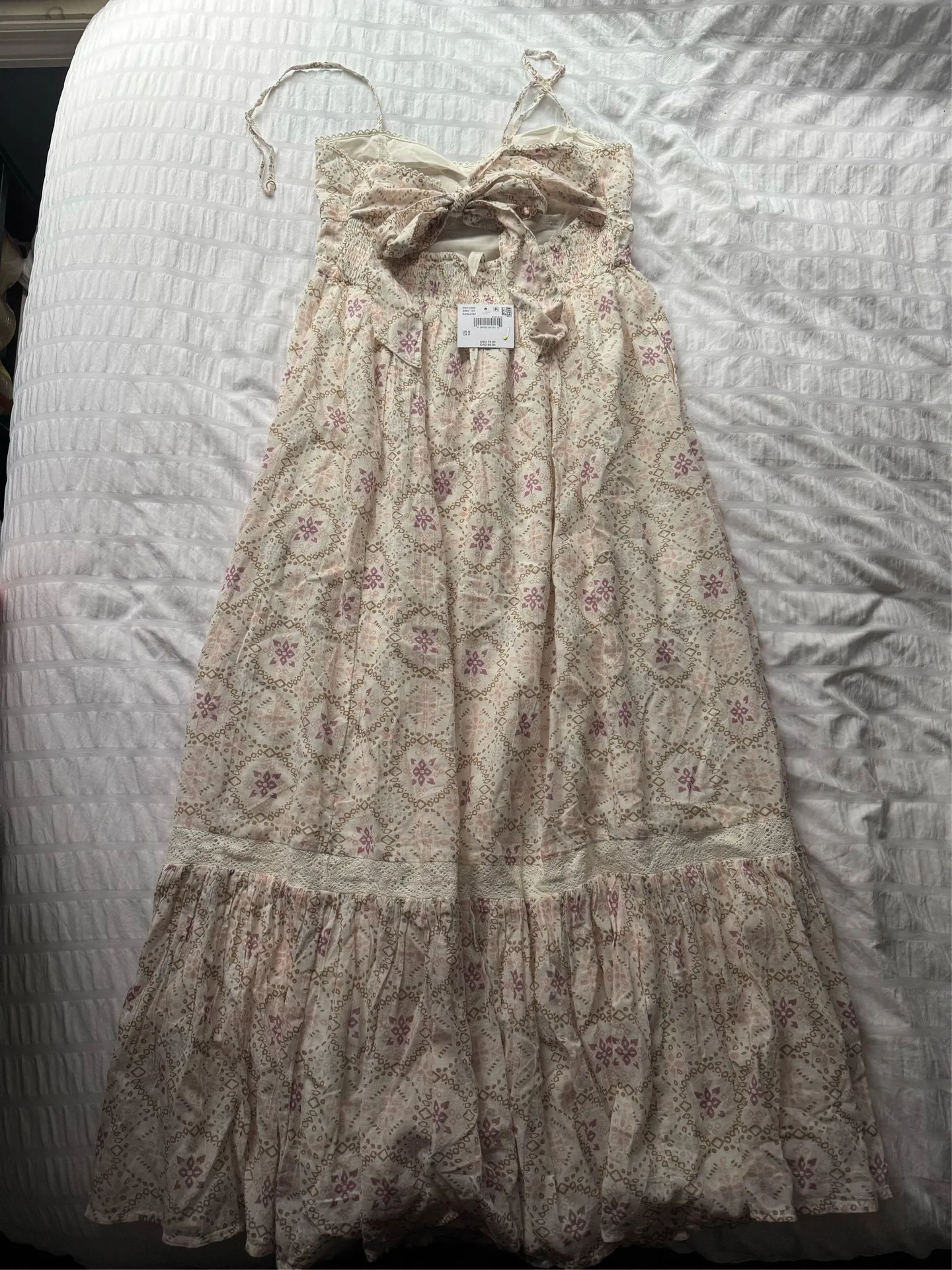 American Eagle Catie Corset Midi Dress - Image 4