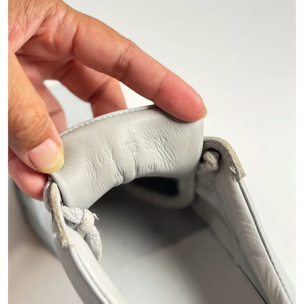 GREATS Brooklyn Sneakers Gray The Royale Leather Casual Sneaker Italian US 7 Black - Image 8