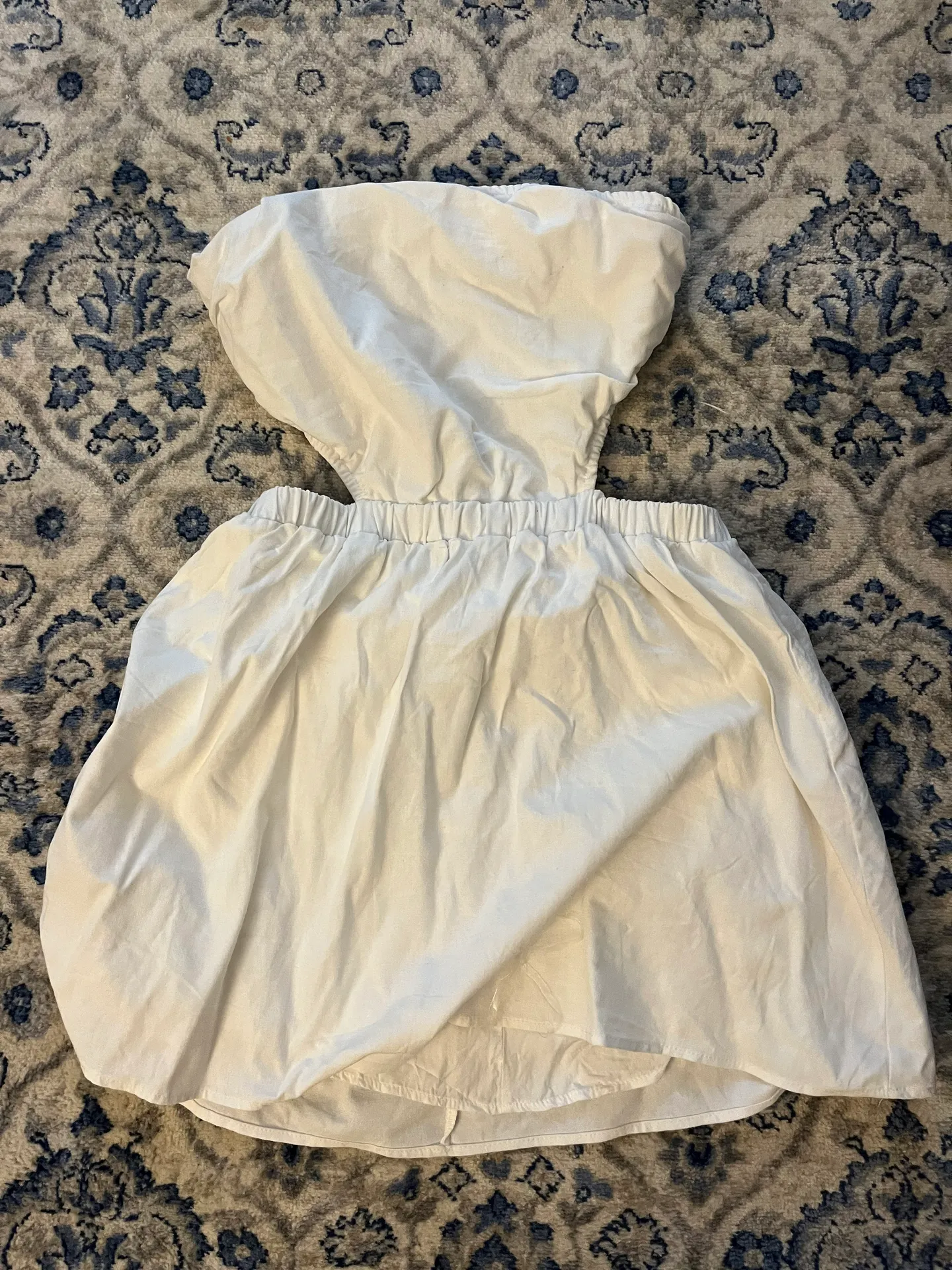 White Cutout Dress - Image 3