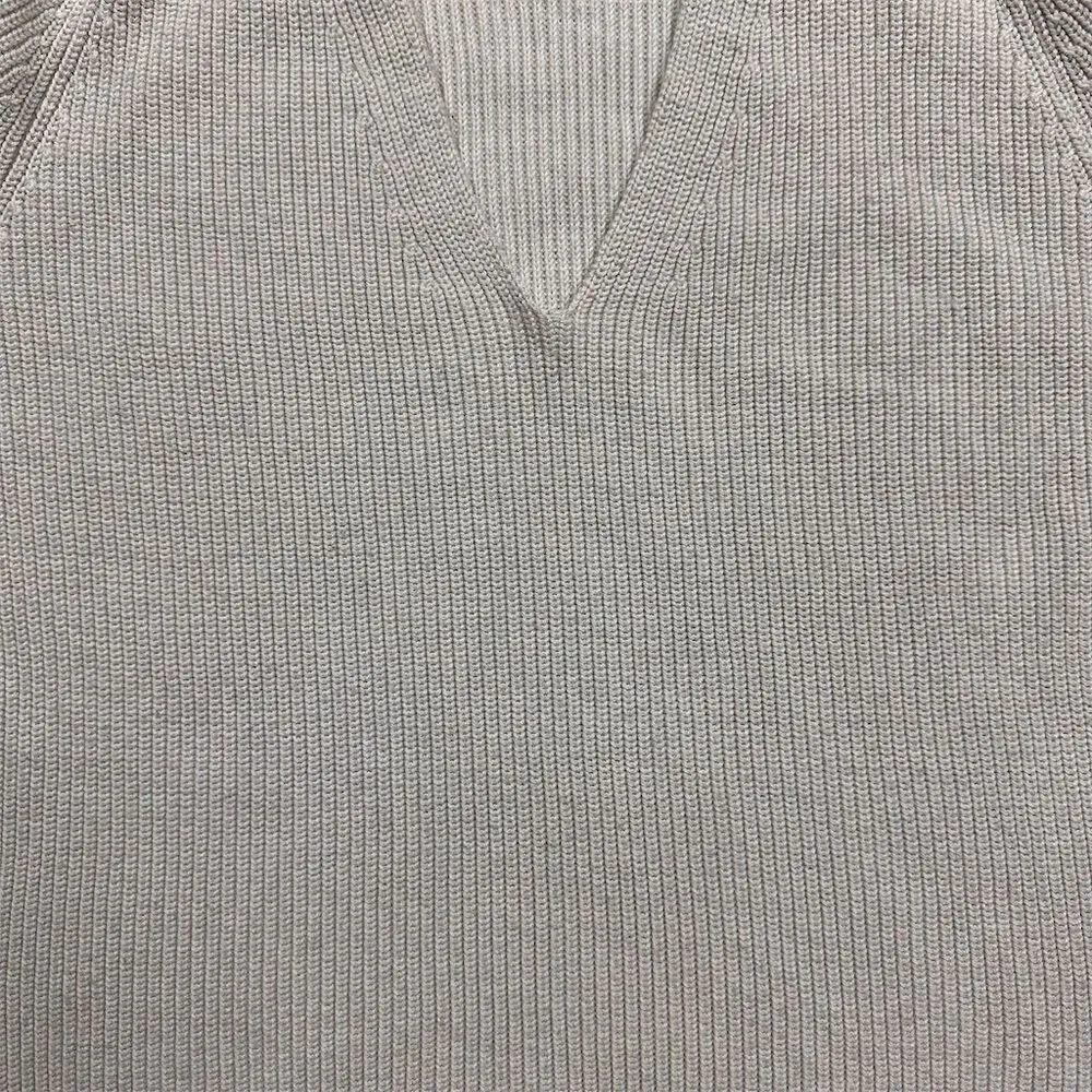 Athleta Switchback Pullover V-Neck Sweater Ivory Long Sleeve Women’s Size XS - Image 2