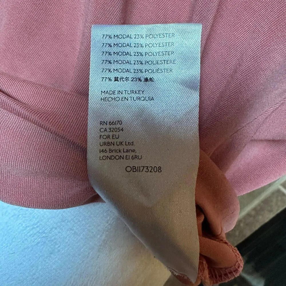 Anthropologie Top Women's S Pink (Dusty Rose) Ayla Surplice V-neck Modesty Snap - Image 7