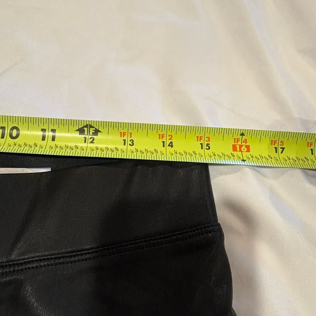 Ci sono faux leather leggings black, high-waisted leggings women’s XL - Image 7