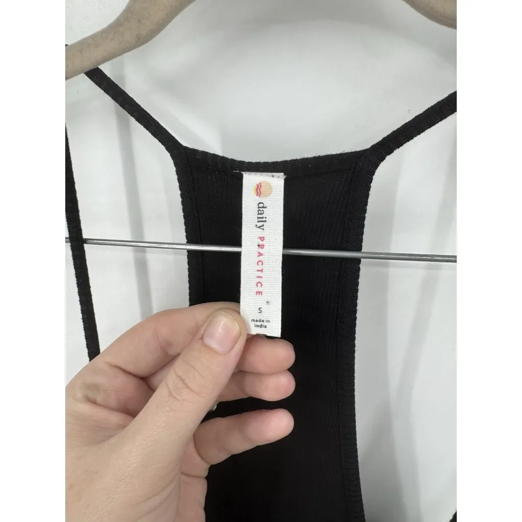 Anthropologie‎ Daily Practice Black Racerback Midi Dress Small Minimalist Beach - Image 4
