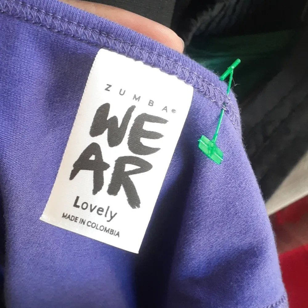 Zumba Fitness “Bonfire Babe” Racerback Tank Top SIZE L – Purple Size L - Image 4