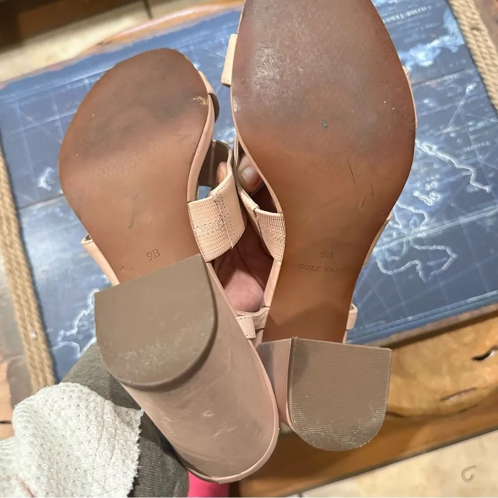 Cole Haan Grand 360 Block Heel Sandals – Nude – Size 9B (US Women’s) - Image 7
