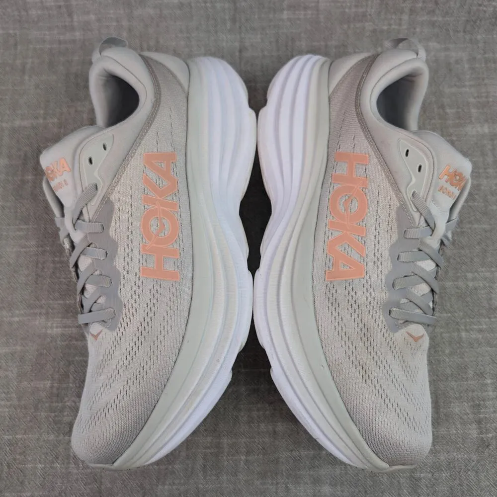 ONE ONE Bondi 8 Harbor Mist Rose Gold Grey Womens Run Comfort Sneaker 12B - Image 8