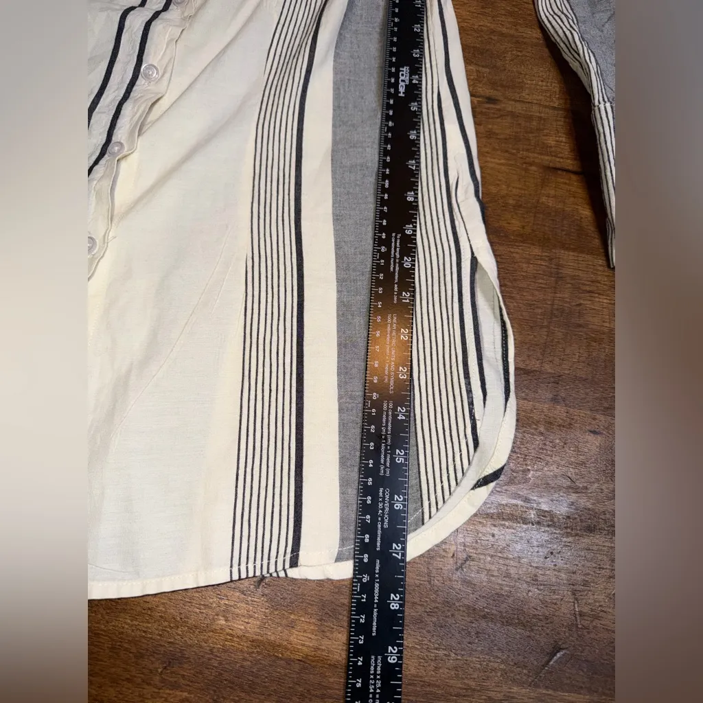 Stone Cold Fox  Striped Off The Shoulder Top Blouse - Image 7