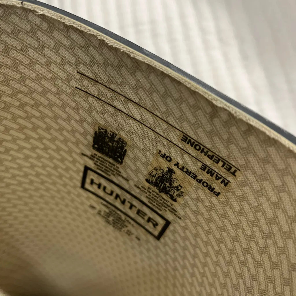 Hunter Dark Blue Tall Rain Boots - Image 4