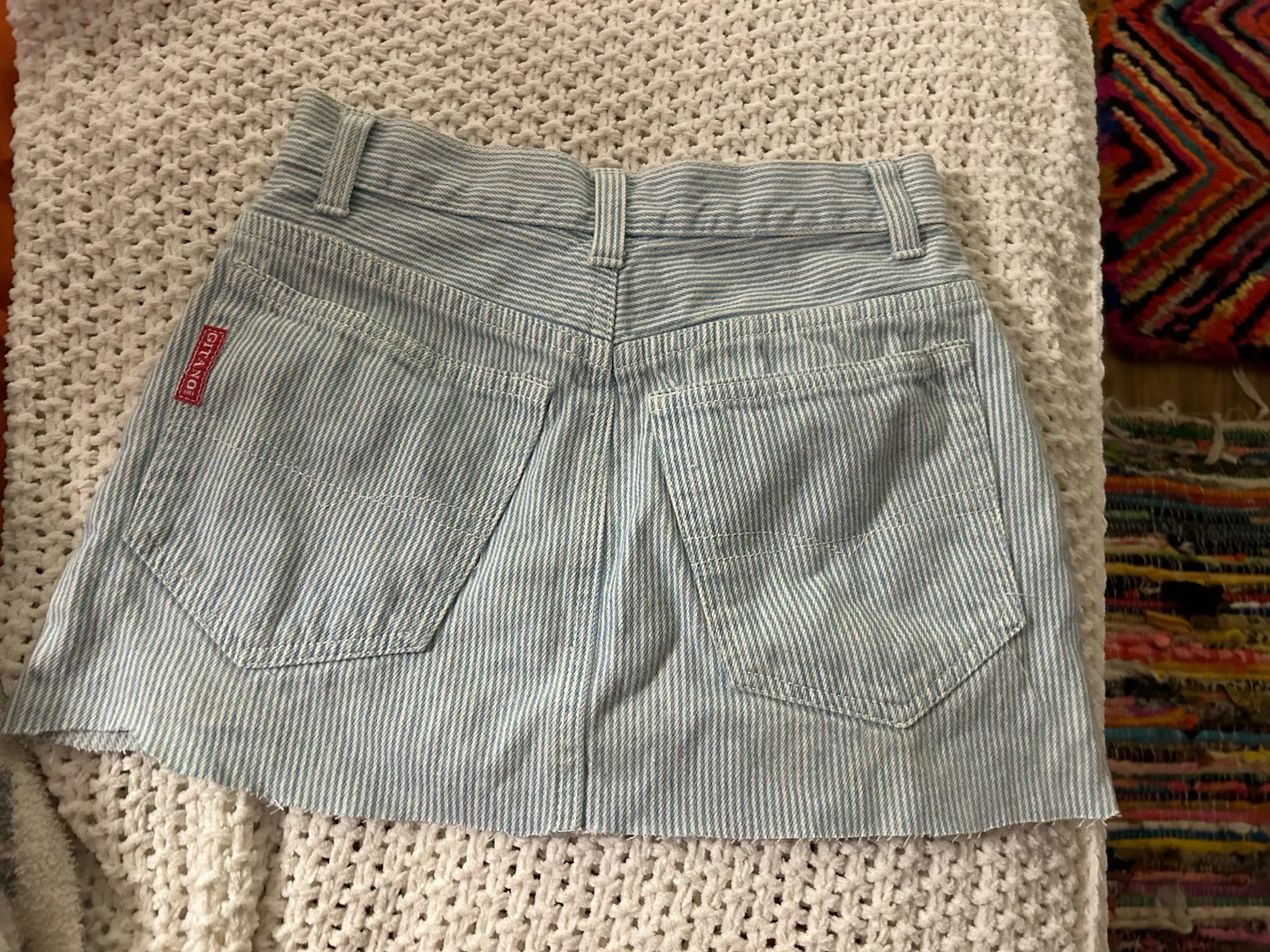 Jean mini skirt Blue Size 2 - Image 2