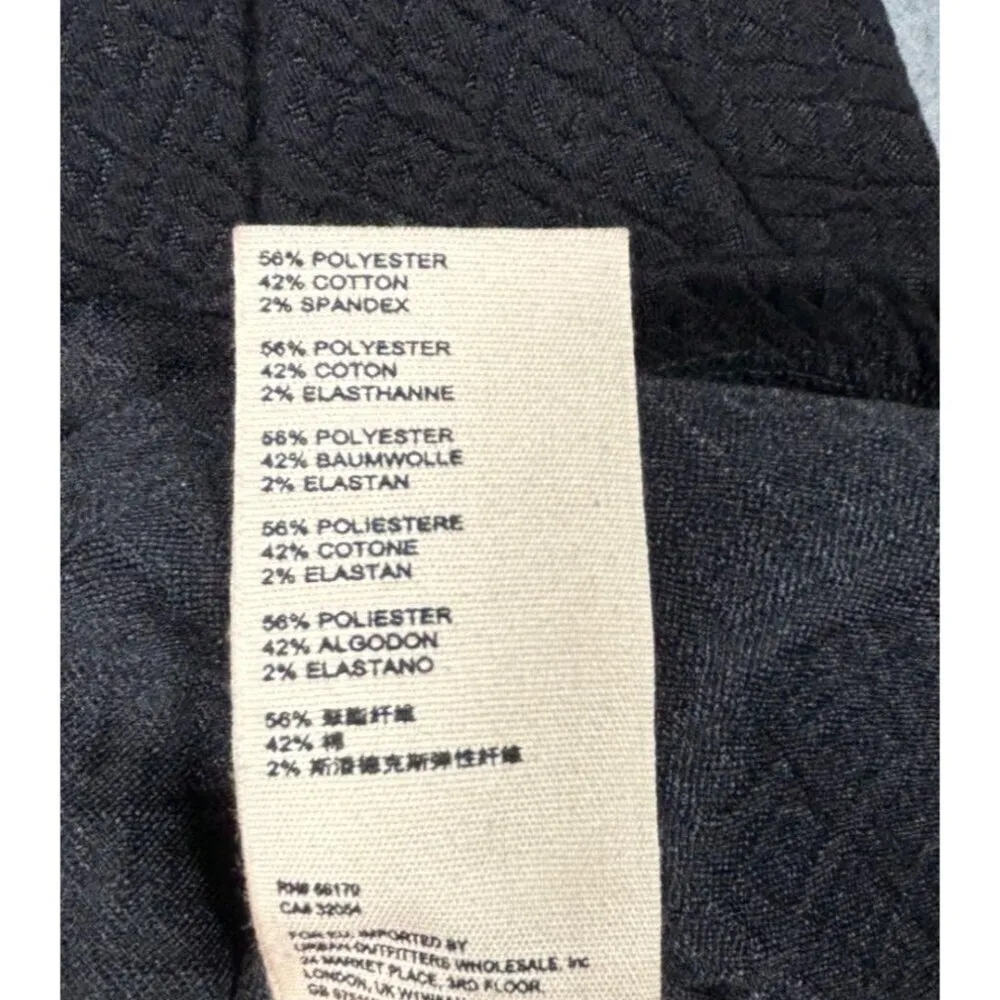 Free People Black Textured Sleeveless Drop Waist Dress M Easy Street Casual‎ - Image 6