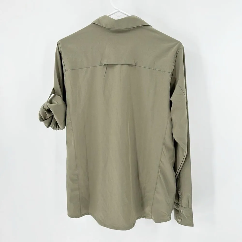 little Donkey Andy Stretch Quick Dry Water Resistant UPF50+ Hiking Sage size S Green - Image 2