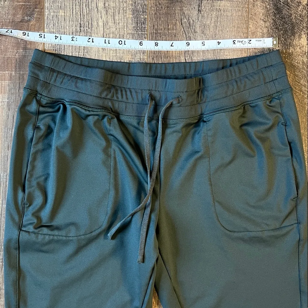 Z by Zella Green Stretch Joggers Size Large - Image 9