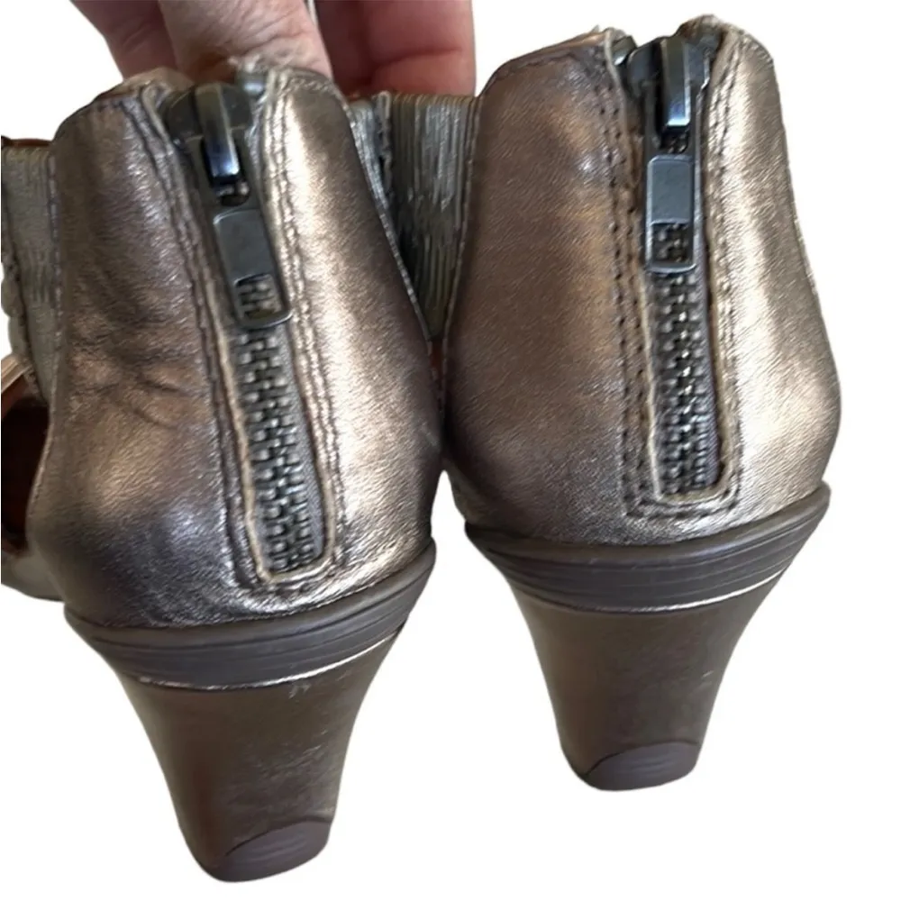 EUC Gentle Souls Leather Osaka Rama Heeled
Sandals Gold Size 6.5 - Image 6
