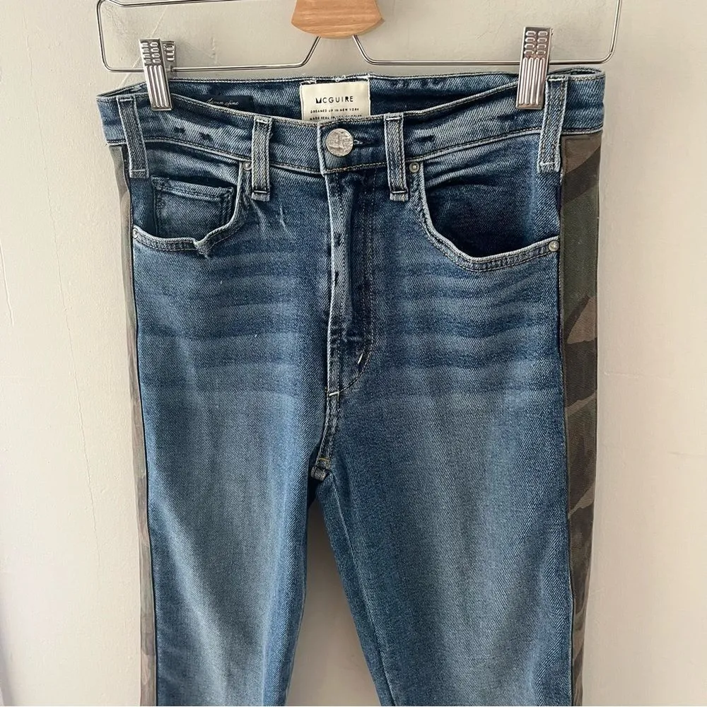 McGuire Ibiza High Rise Straight Crop Camo Jean - Image 4