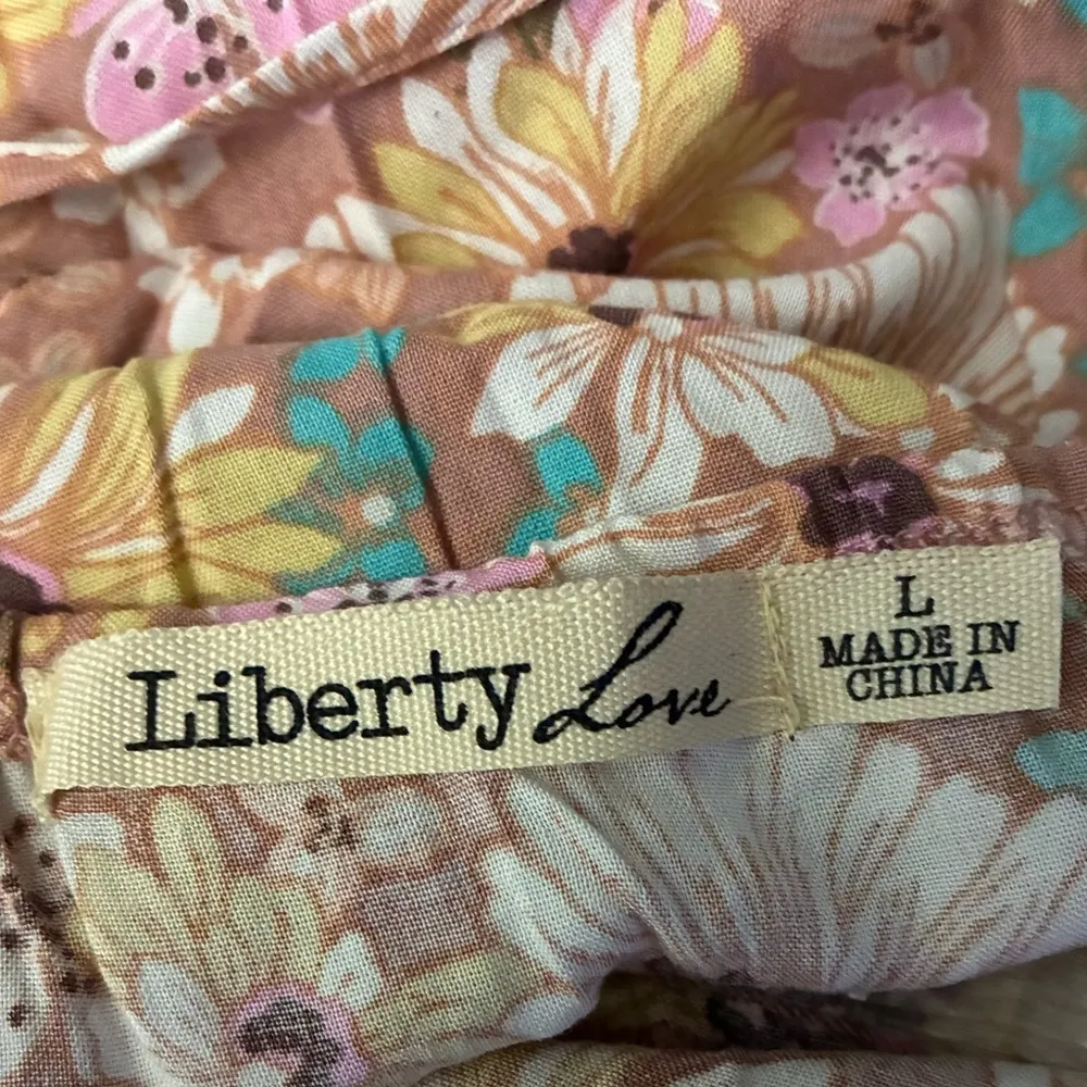 🆕Liberty Love Spaghetti Strap Cut Out Flowy Floral Maxi Sundress L🆕 - Image 10