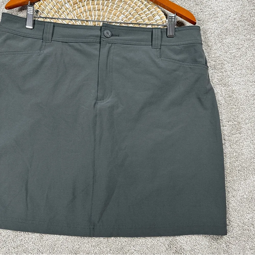 Eddie Bauer Adventurer 2.0 Skort Skirt Built in Shorts Golf Outdoor in Green 14 - Image 5