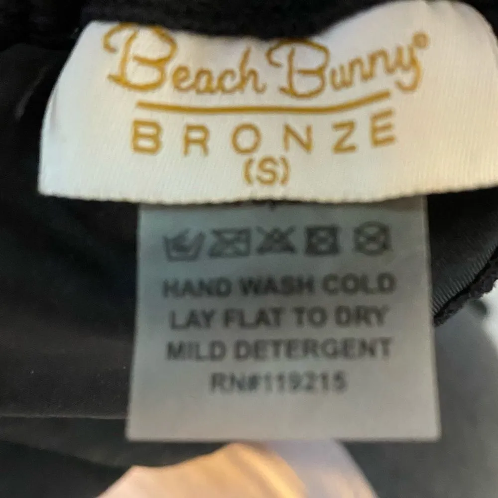 Beach Bunny‎ Bronze Bikini Top Black - Image 7