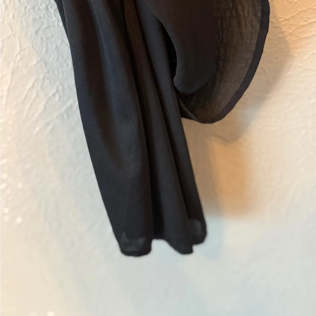 Tyche Black Halter Mini Dress - Image 3