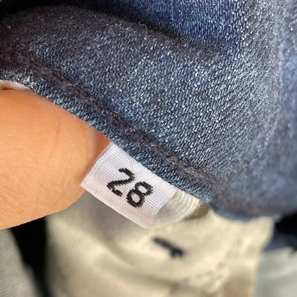 Barbell Apparel Dark Wash Slim Jeans size 28 Blue - Image 9