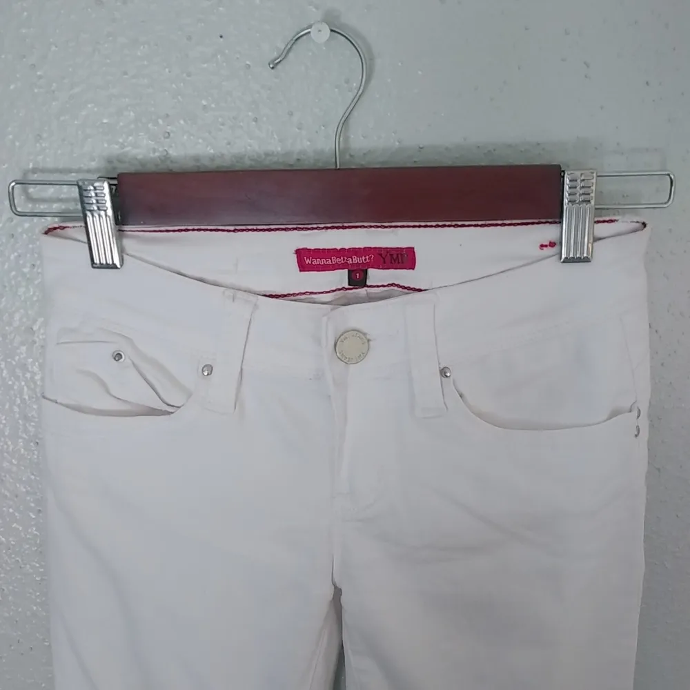 YMI Wanna Betta Butt? 1 25x28 White Skinny Jeans - Image 4