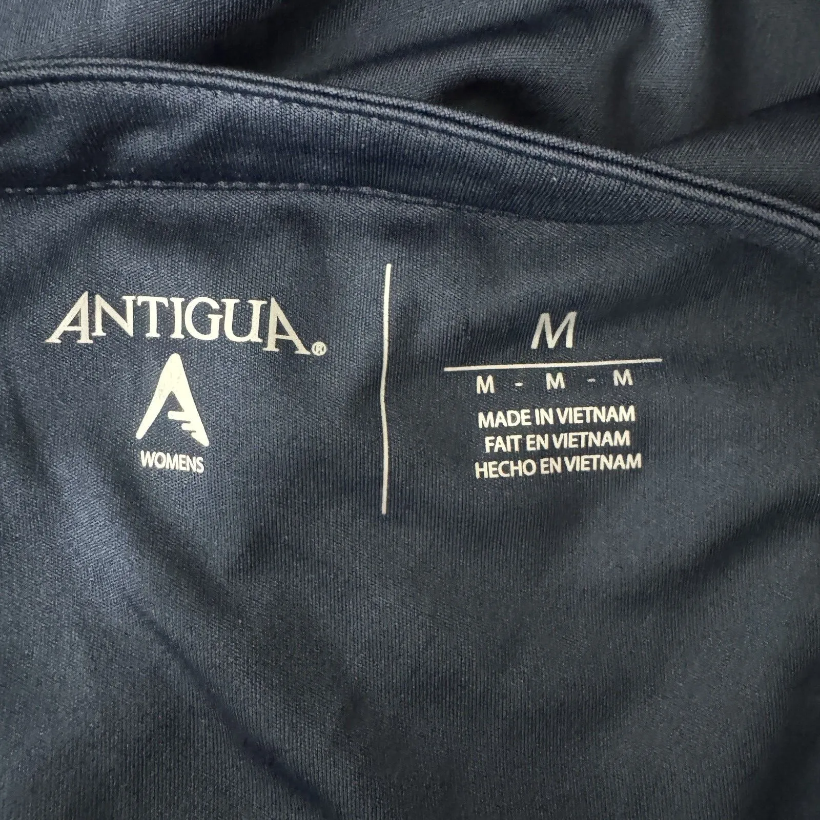 Antigua Shirt Womens Medium Navy Blue Tennessee Titans Patch Logo NFL Sportswear - Image 7