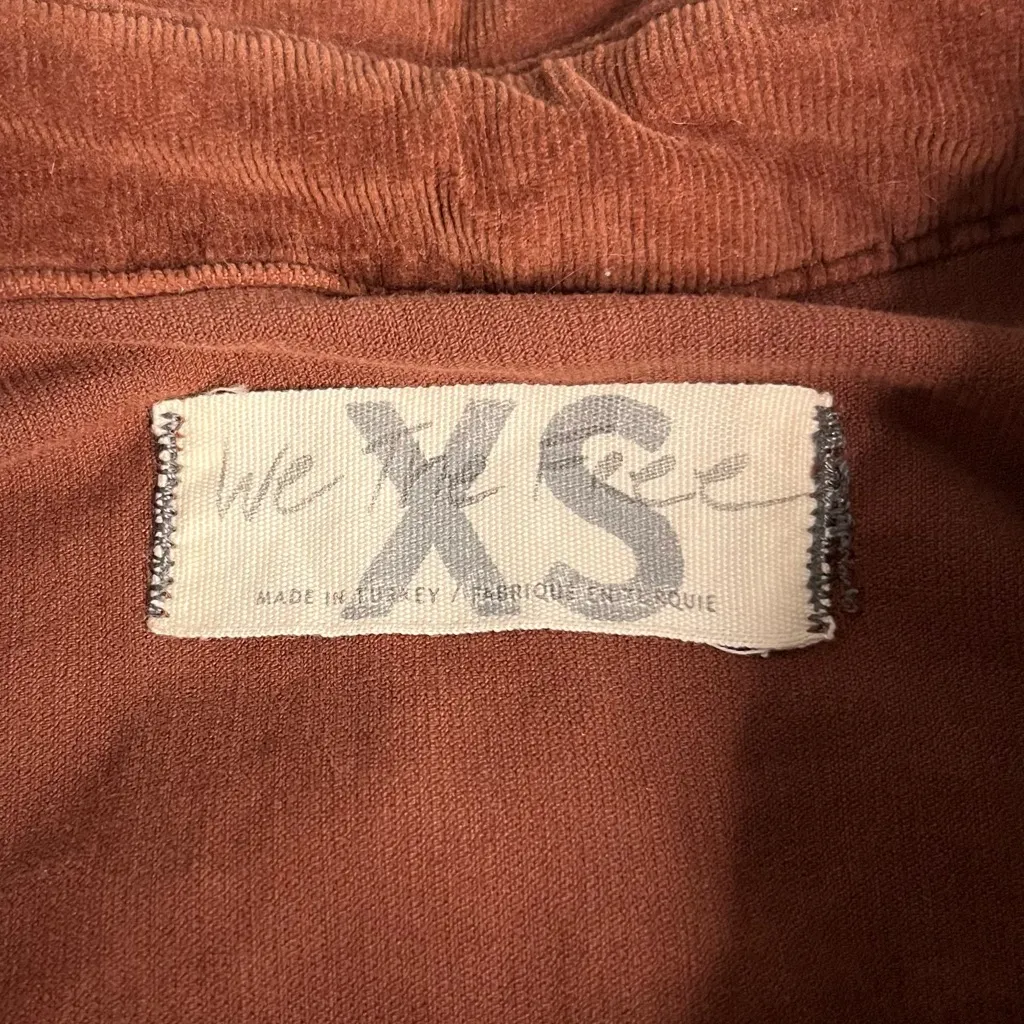 We The Free Marci Corduroy Jumpsuit Brown Gingerbread Jumpsuit Women’s Size XS - Image 9