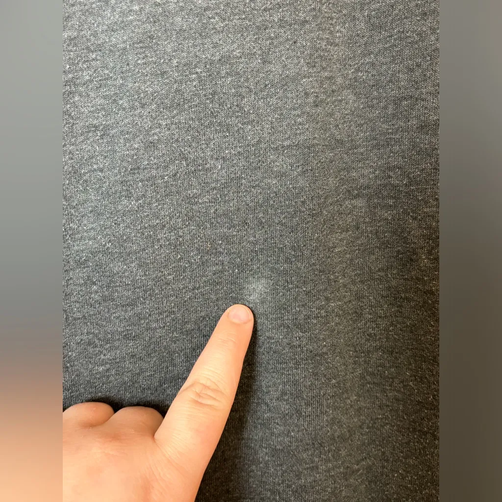 Amazon Essentials Basic Dark Charcoal Grey Men’s Crewneck Pullover Size Small Gray - Image 2