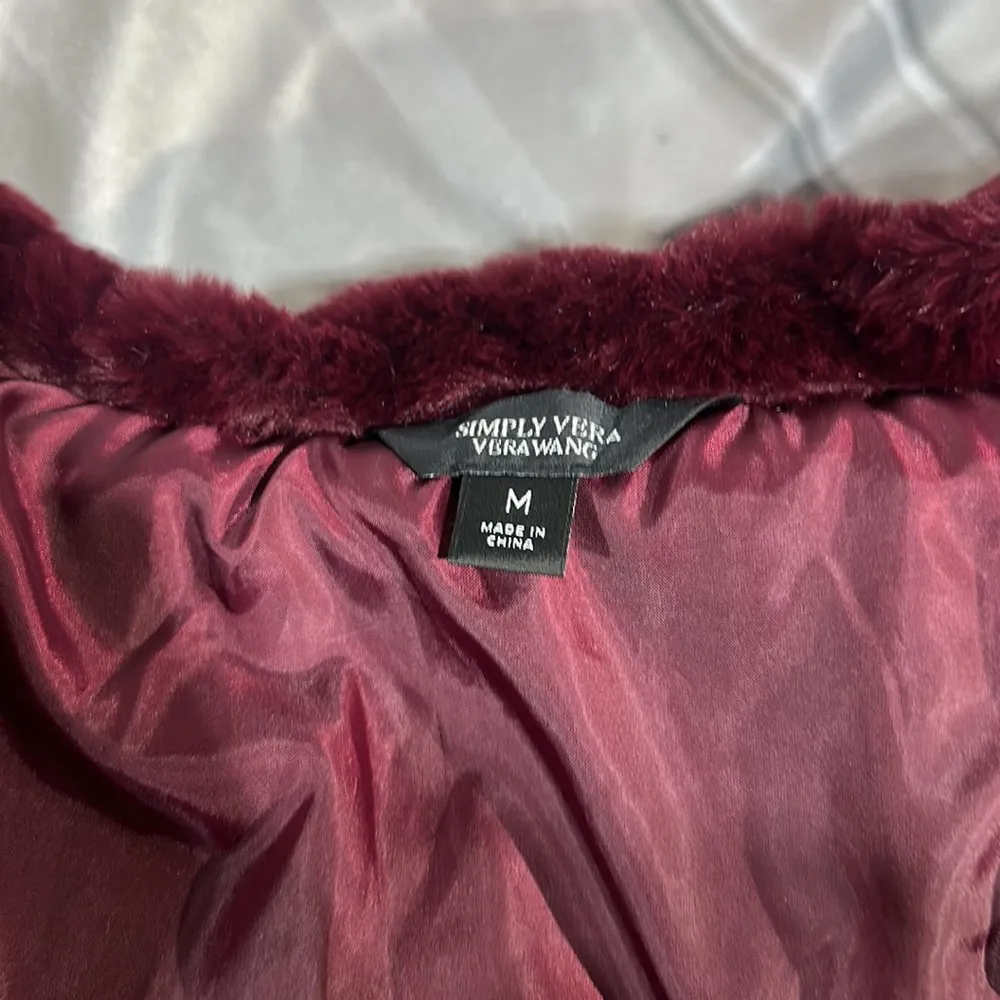 Simply Vera Vera Wang Faux Fur Vest - Size M - Image 6