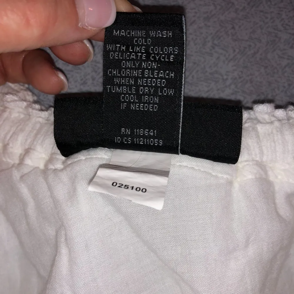 Lane Bryant White One Shoulder Crochet Dress - Image 7