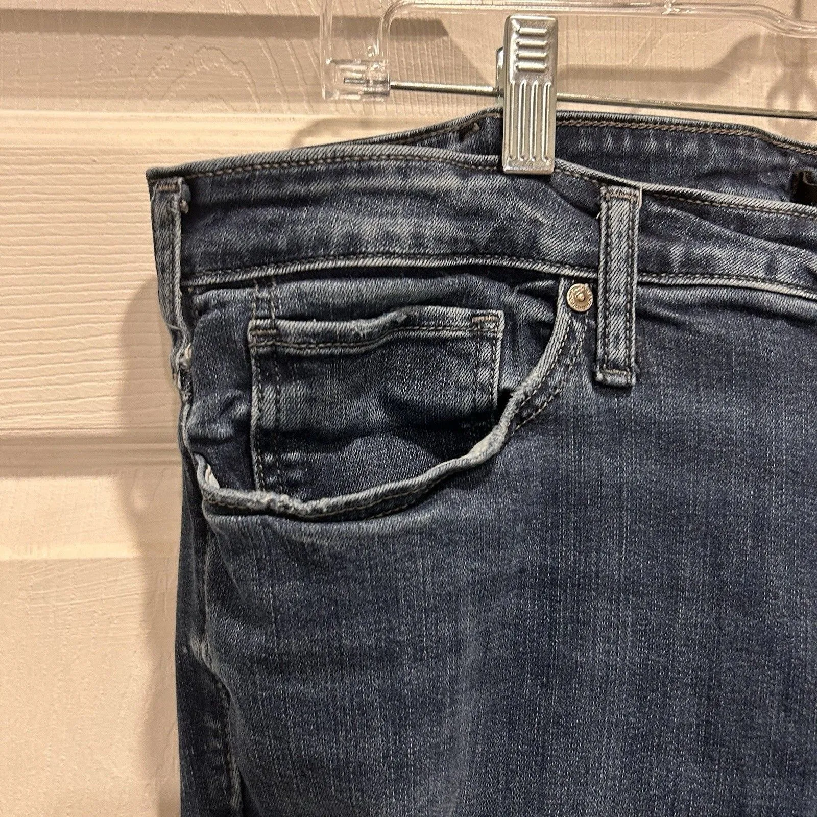 Silver Jeans Womens Most Wanted Straight 20 Blue Denim 38x30 - Image 2