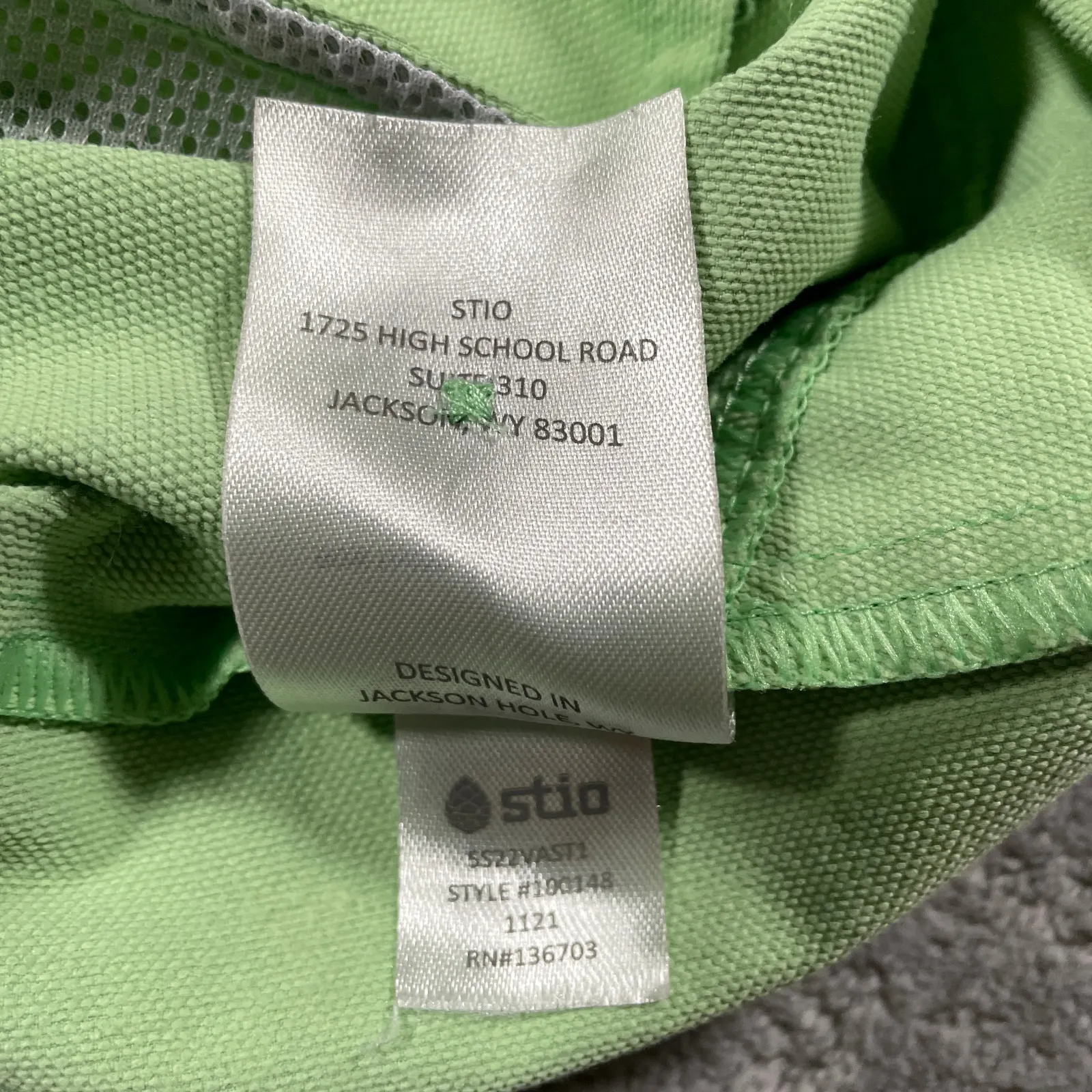 Stio Whiparound Short 8 Green Stretch Outdoor Hiking Mountain Biking Cycling - Image 5