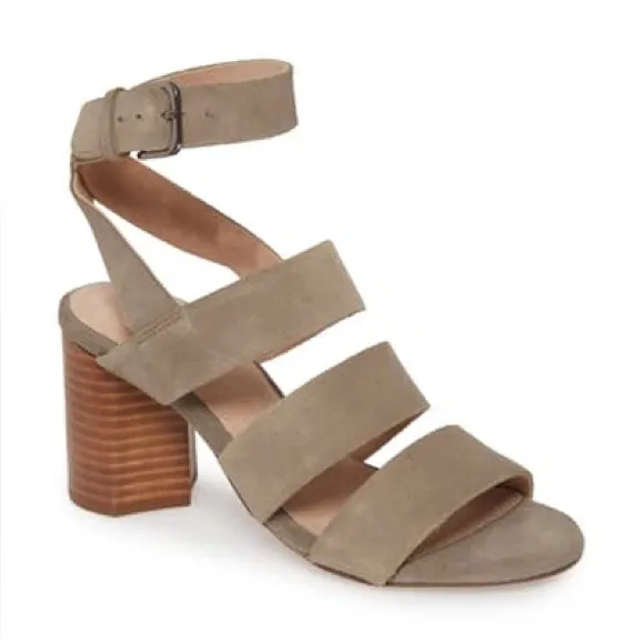 SEYCHELLES Antiques Strappy Sandal In Grey Suede Leather Women’s size 8 - Image 14