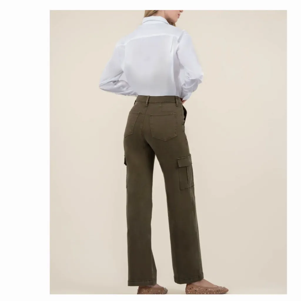 NWT Kut FRom The Kloth X Nordstrom MILLER HIGH RISE-WIDE LEG PANT W/ CARGO PKTS - Image 2