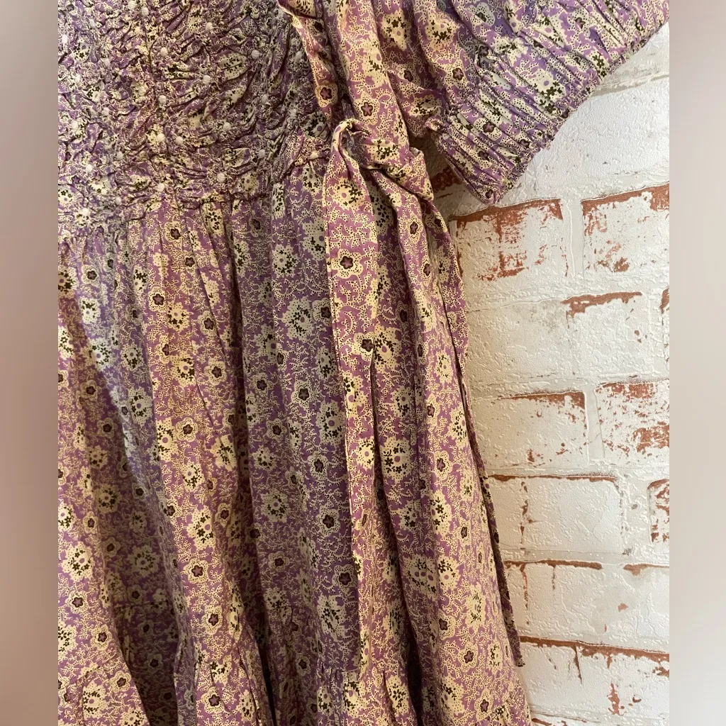 NWT Sea New York Purple Floral Mini Dress - Image 4
