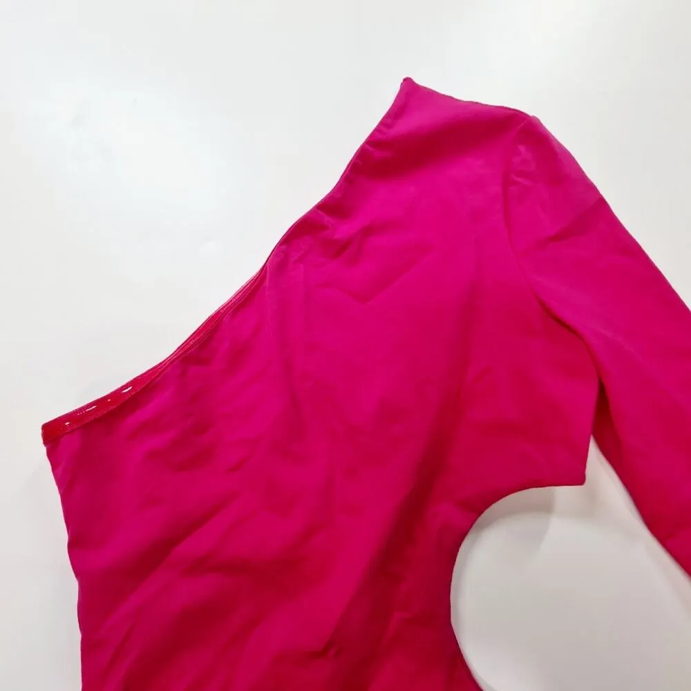 Superdown Katia Cut Out Dress in Hot Pink XS - Image 6
