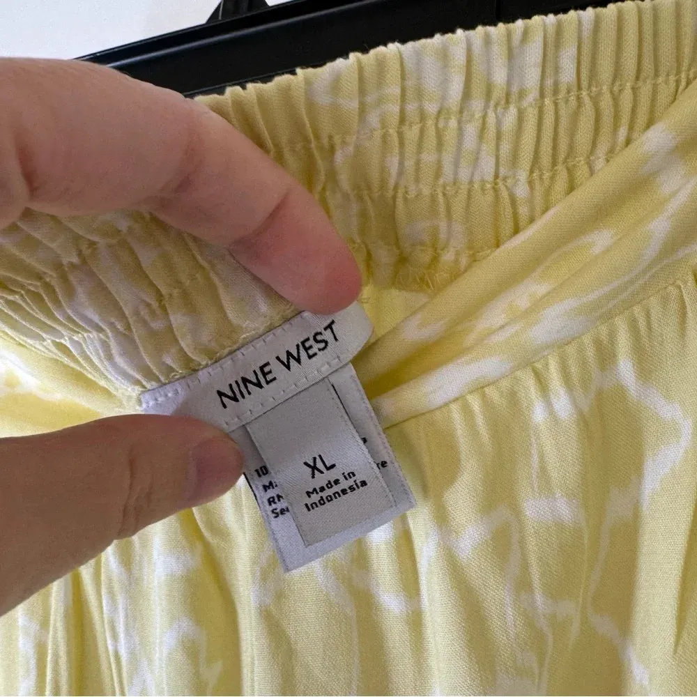 NEW Kohl's Nine West Women's Nine West Printed Pull-On Challis Skirt Size XL - Image 4